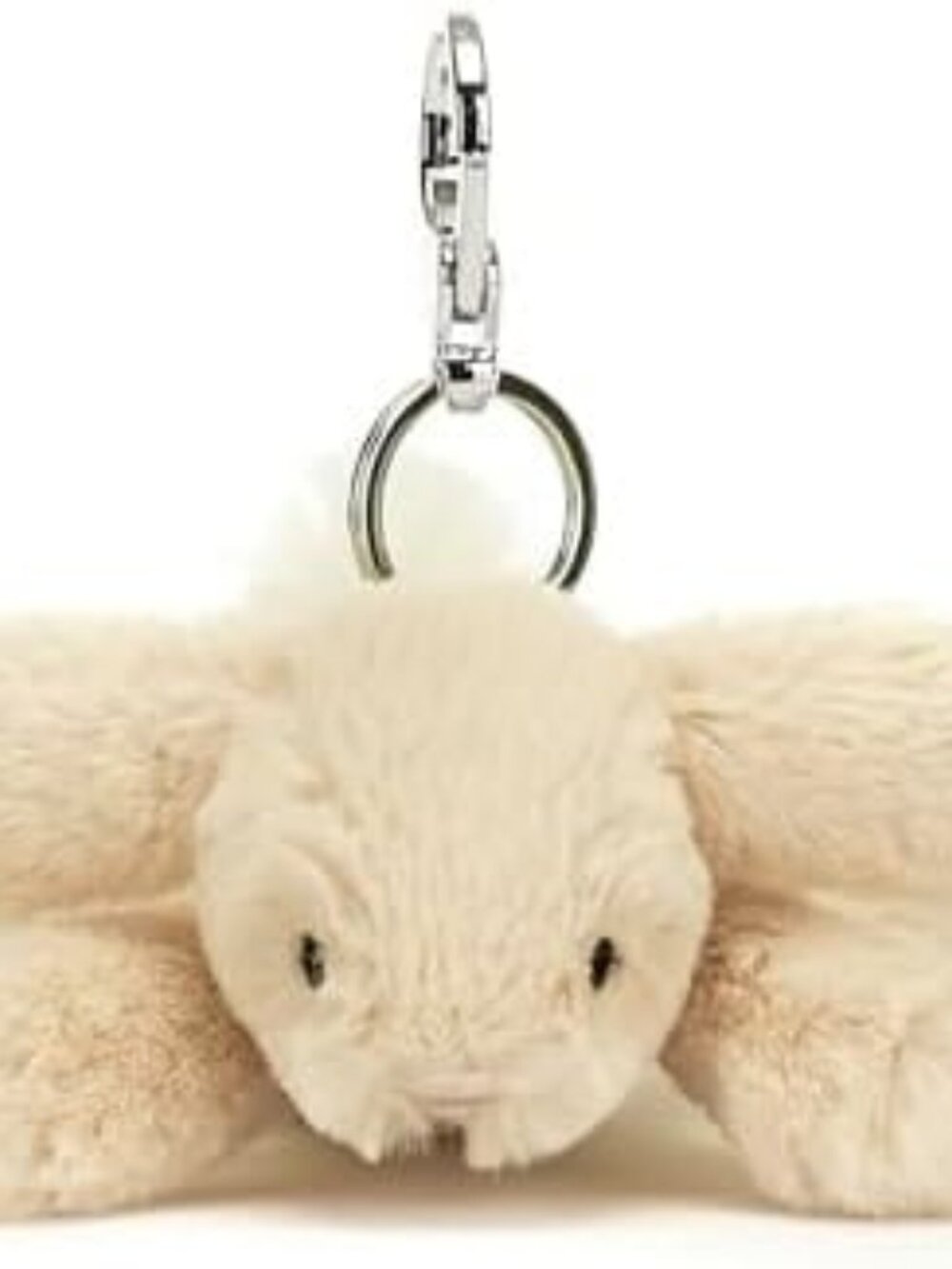 Jellycat Smudge Rabbit Bag Charm, - Rabbit & Bunny Plush Keychain - Great Gift